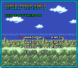 Super Mario World - Mega Man Legends 3 Title Screen